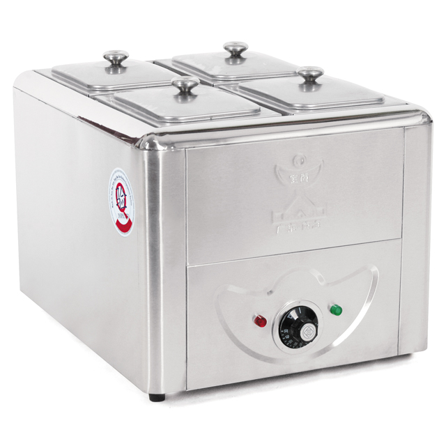 Bain Marie Food Warmer - Armário Expositor Comercial Aquecedor de Alimentos