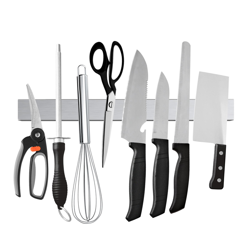 Commercial Kitchen Knife Holder - Lmetjma-Profissional tira da faca magnética, aço