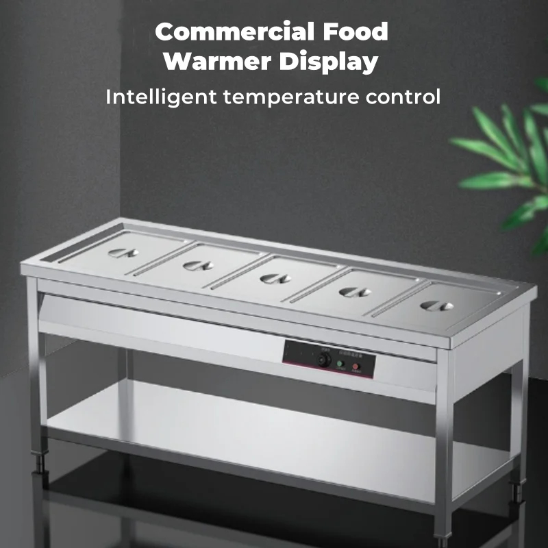 Bain Marie Food Warmer - Estufa de Buffet Bain-Marie em Aço
