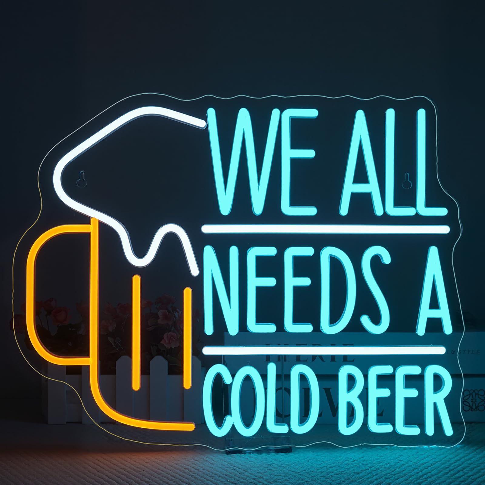 Commercial Kitchen Needs - Sinal de néon de cerveja LED