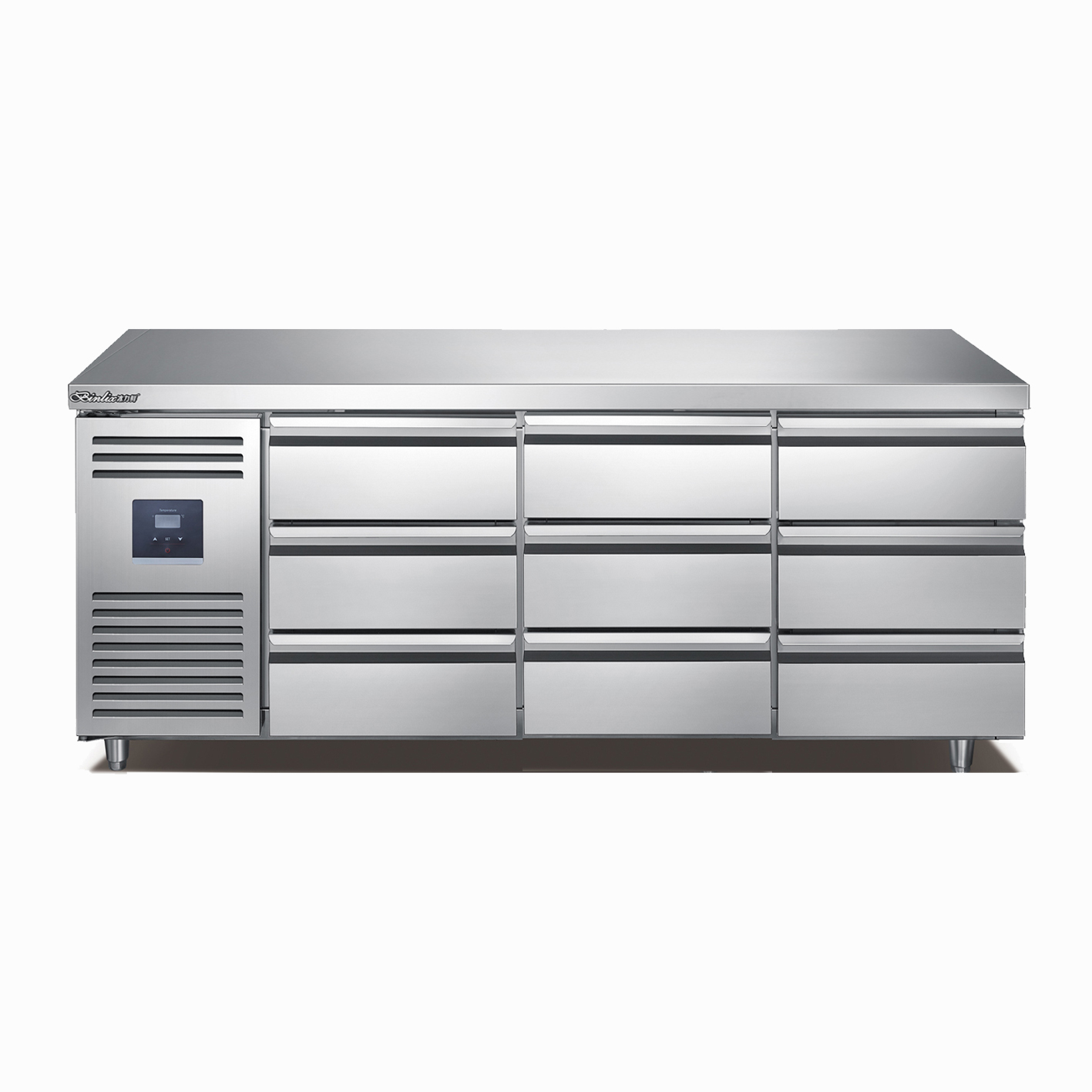 Refrigerated Display Case - Refrigerador de Bancada Ajustável em Aço