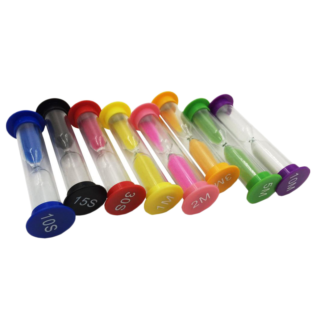 Commercial Kitchen Timer - 8 conjunto de areia temporizador relógio