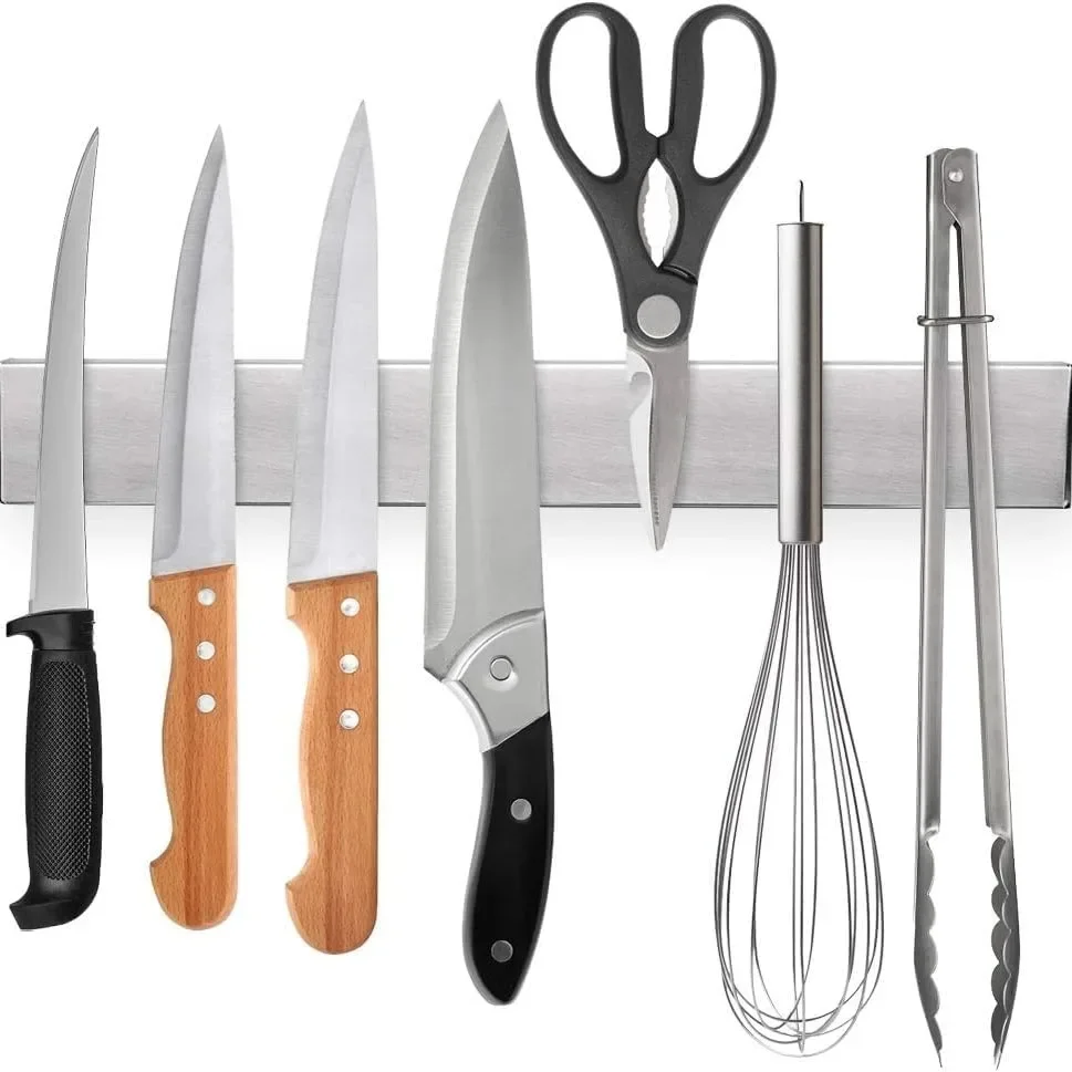 Commercial Kitchen Knife Holder - Suporte magnético para faca de aço