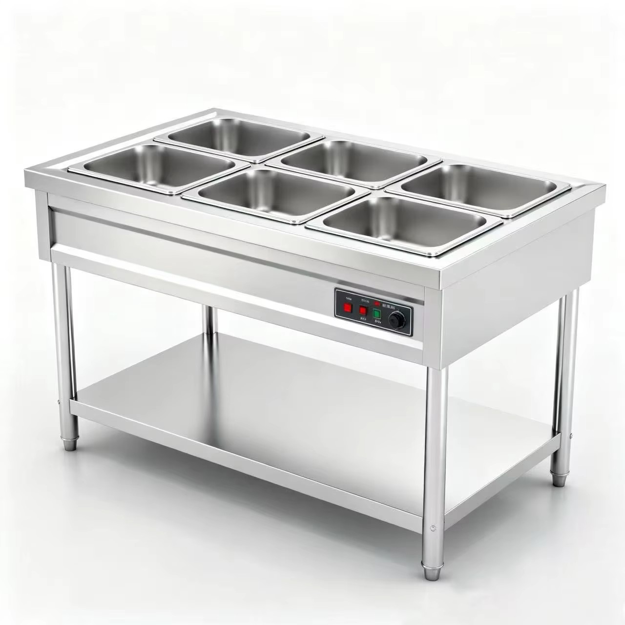 Bain Marie Food Warmer - Estufa Elétrica Comercial para Buffet de