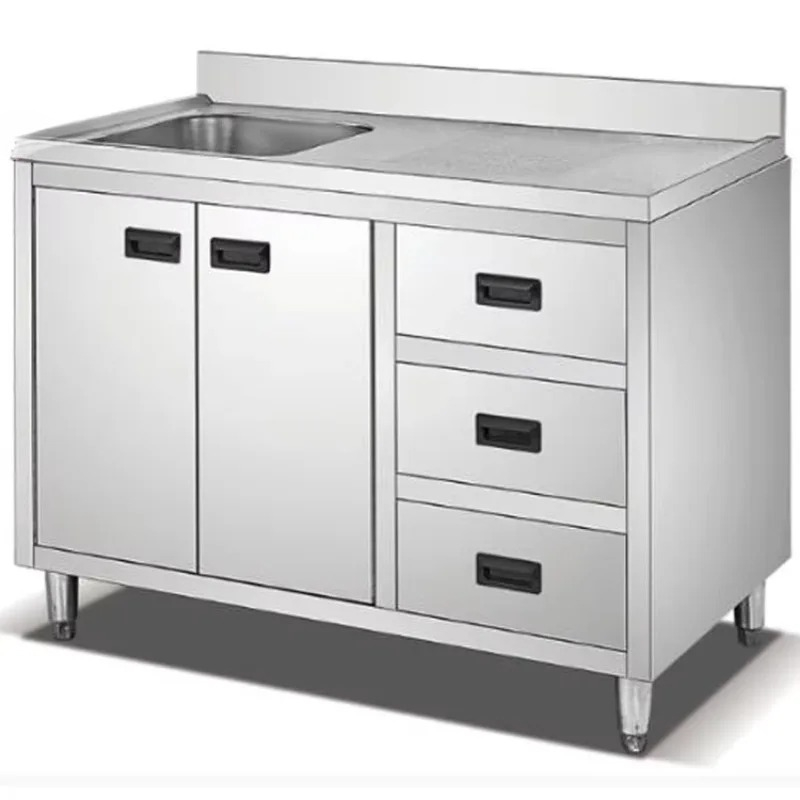 Commercial Kitchen Sink - Mesa de armazenamento de cozinha de