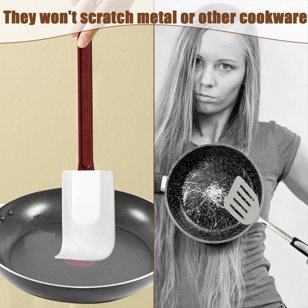 Commercial Kitchen Use - * Espátula e colher para serviço