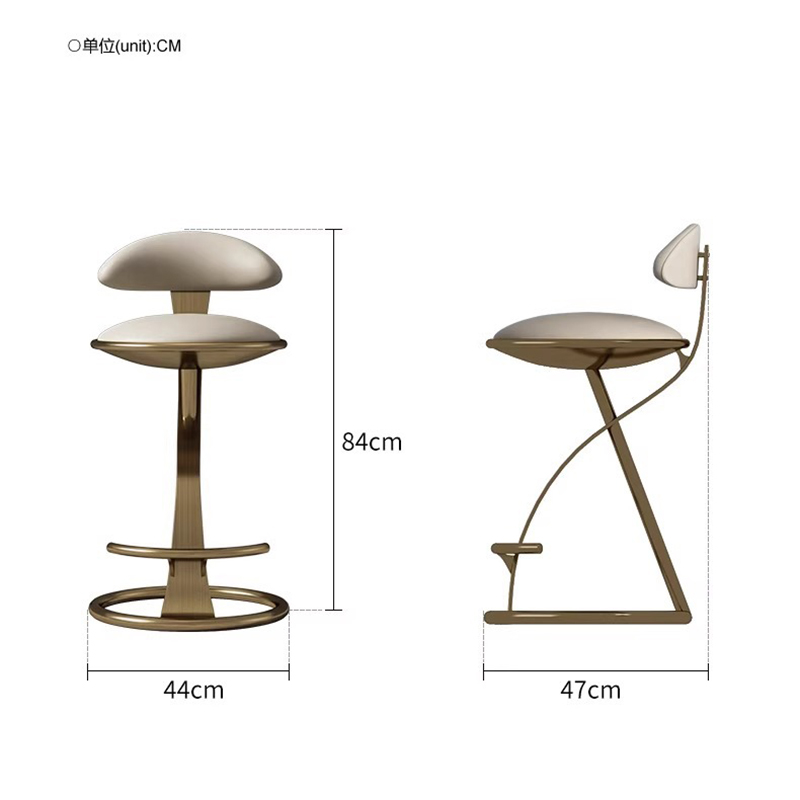 Commercial Kitchen Lighting Design - Cadeira de Bar Italiana de Design