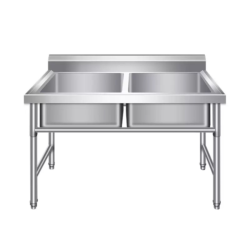 Commercial Kitchen Sink - Mesa de Trabalho em Aço Inoxidável