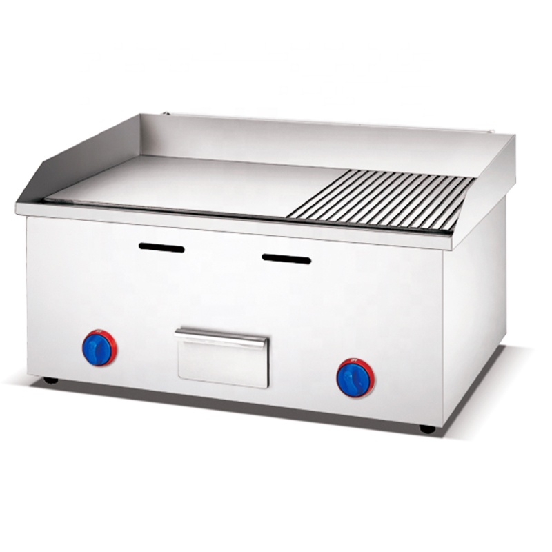 Commercial Kitchen Griddle - Chapa Elétrica Comercial de Aço Inoxidável