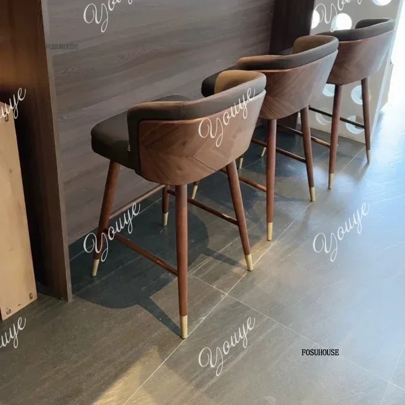 Commercial Kitchen Lighting Design - Cadeiras de Bar Minimalistas Nórdicas, Cadeiras