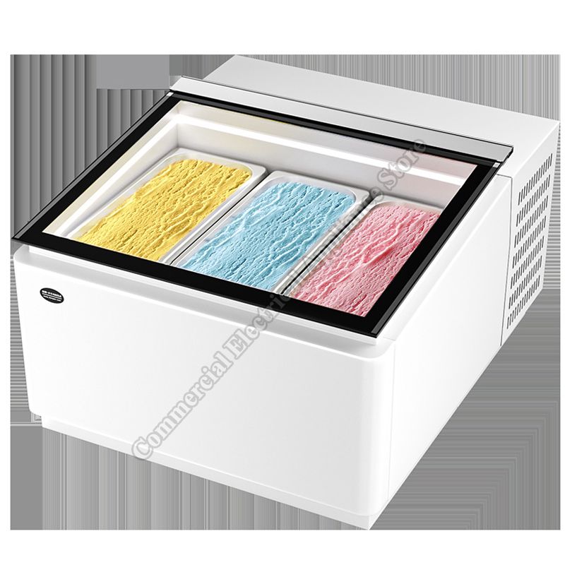 Refrigerated Display Case - Gabinete Expositor de Sorvete Duro com