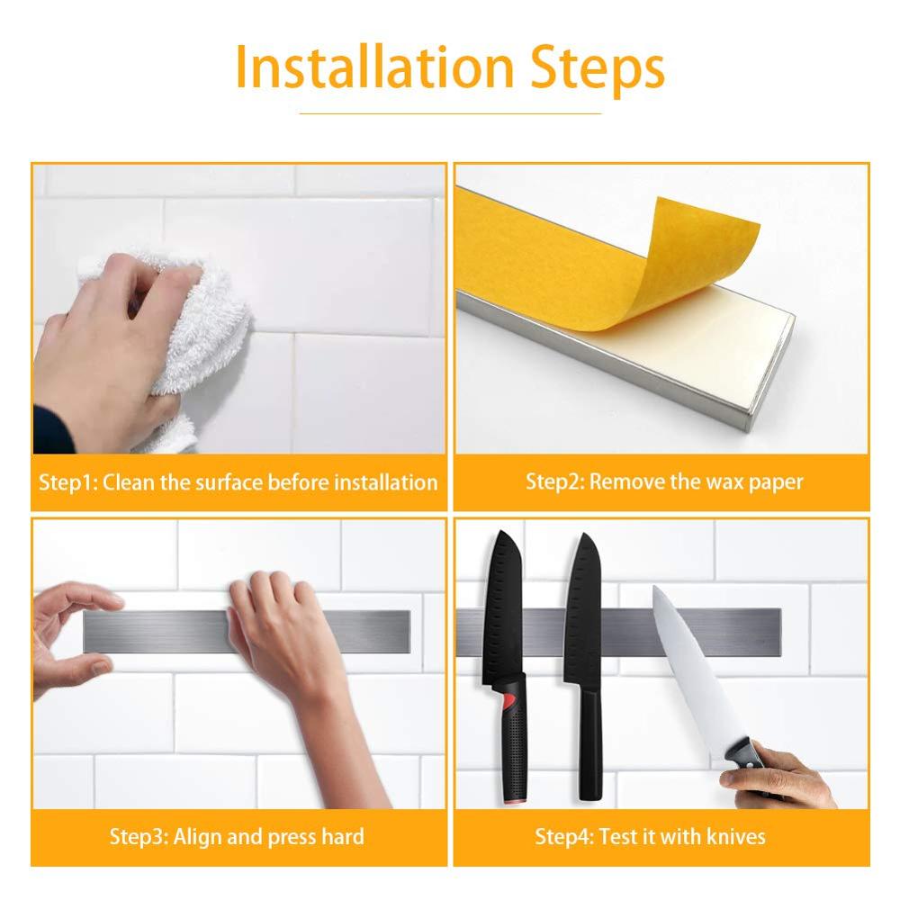 Lmetjma-Profissional tira da f - Commercial Kitchen Knife Holder avaliação e preço