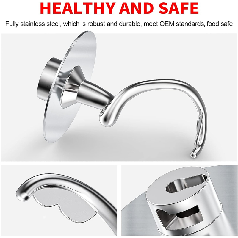 Gancho de massa espiral de aço - Commercial Kitchenaid avaliação e preço