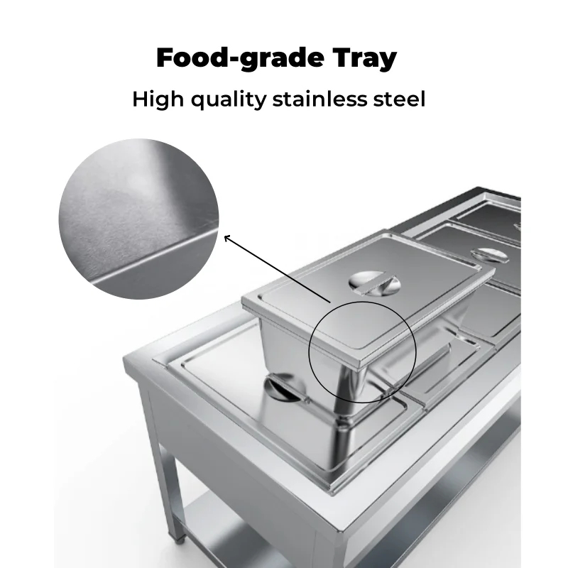 Estufa de Buffet Bain-Marie em - Bain Marie Food Warmer avaliação e preço