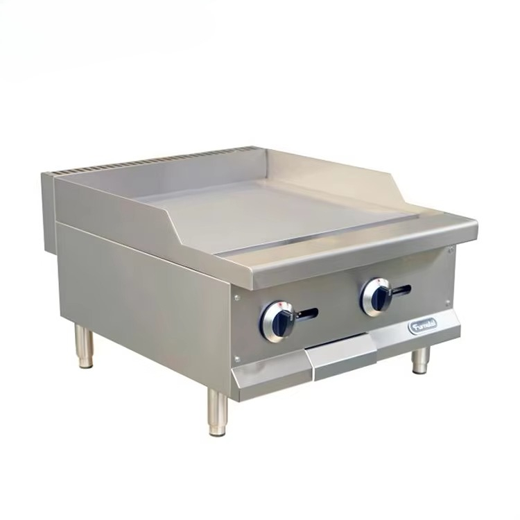 24 '' Chapa Plana Gás Hambúrgu - Commercial Kitchen Griddle avaliação e preço
