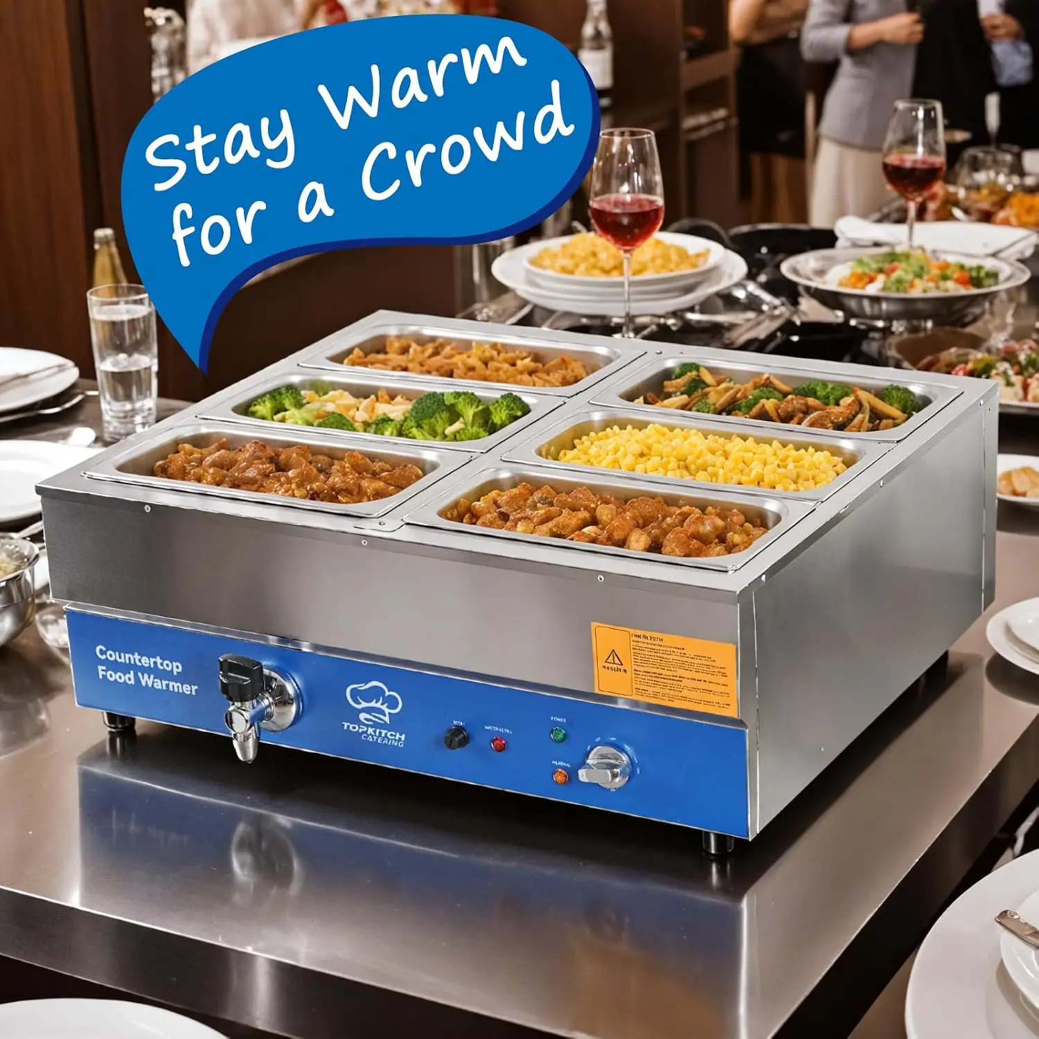 Aquecedor de Alimentos Comerci - Bain Marie Food Warmer avaliação e preço