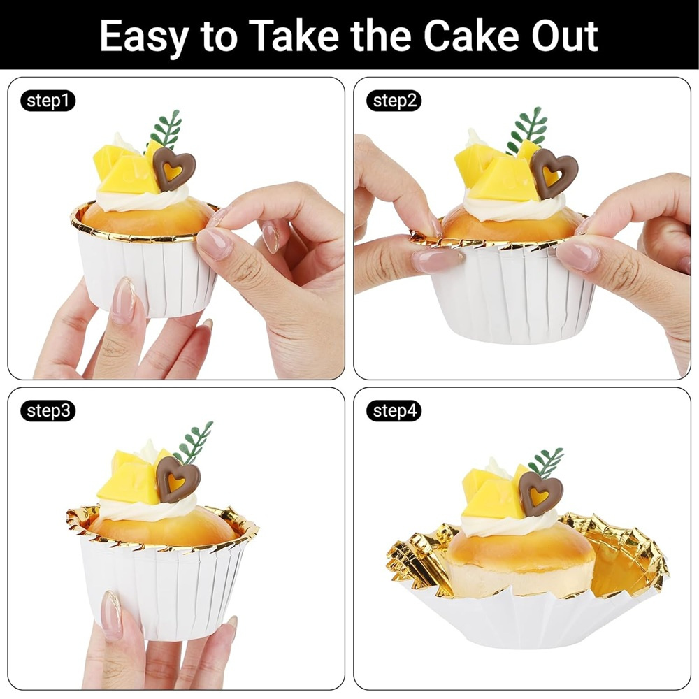 50 pçs muffins copo de papel c - Commercial Kitchen Items avaliação e preço