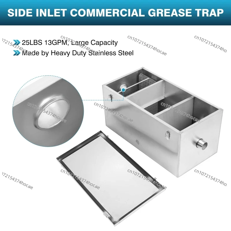 Separador de Óleo e Água em Aç - Commercial Kitchen Grease Interceptor avaliação e preço