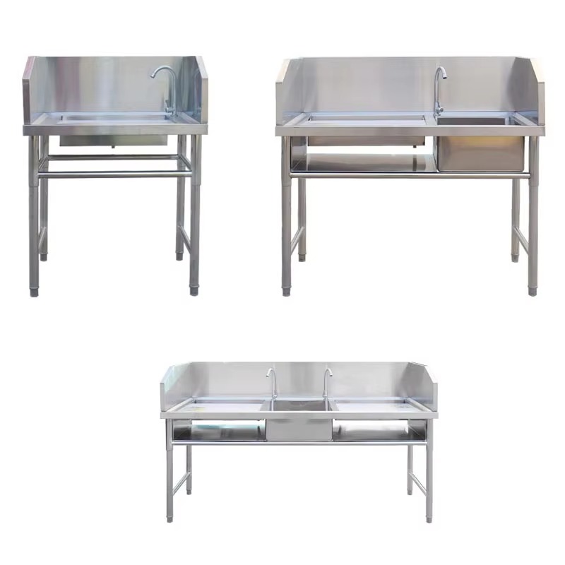 Mesa de trabalho comercial de  - Commercial Kitchen Sink avaliação e preço