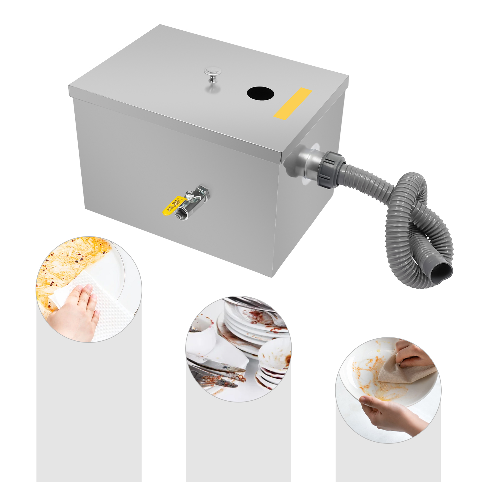 Filtro de Gordura Comercial de - Commercial Kitchen Grease Interceptor avaliação e preço
