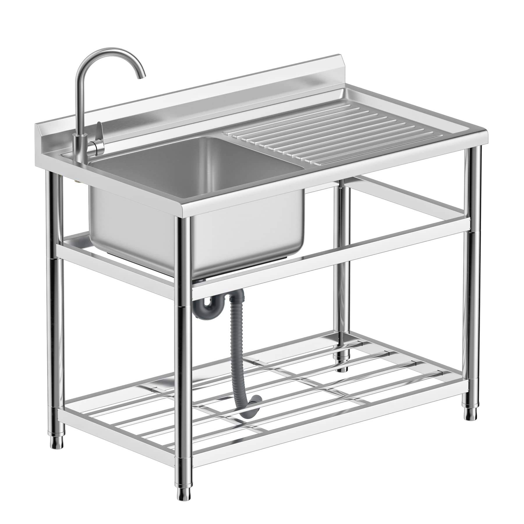 Pia Comercial de Aço Inoxidáve - Commercial Kitchen Sink avaliação e preço