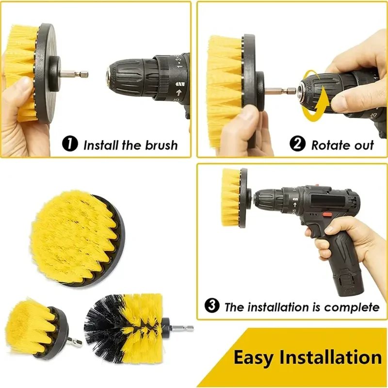 Conjunto de 3 Escovas para Fur - Commercial Kitchen Cleaning avaliação e preço
