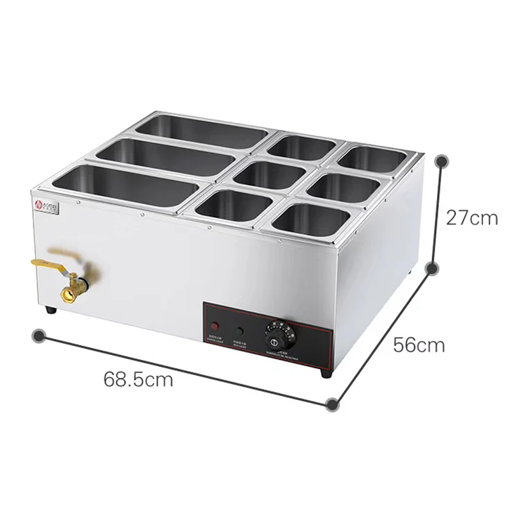 -Hotel Restaurante Refrigeraçã - Bain Marie Food Warmer avaliação e preço