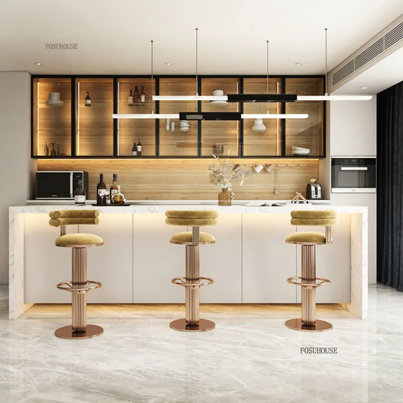 High-end bancos de barra alta  - Commercial Kitchen Lighting Design avaliação e preço