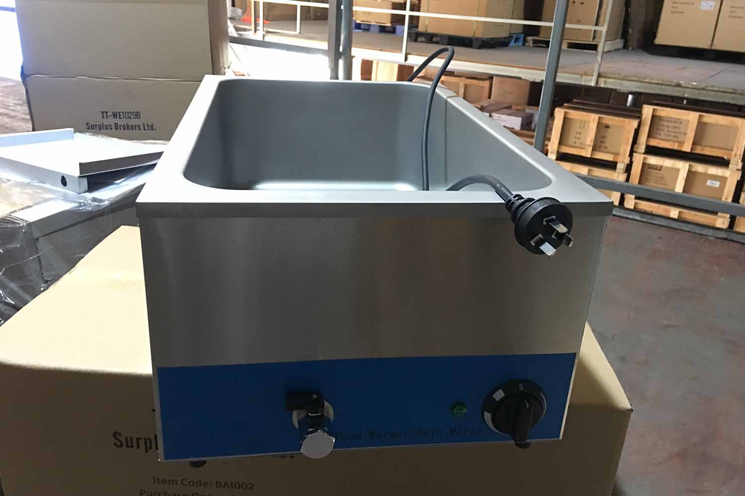 TT-WE1358 1 Cuba Aquecedor Elé - Bain Marie Food Warmer avaliação e preço