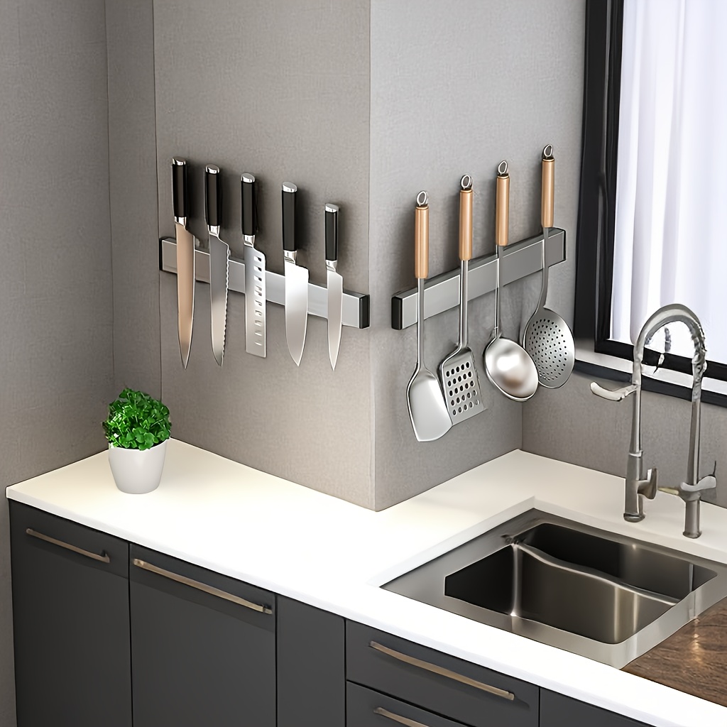 1pc suporte de faca magnética  - Commercial Kitchen Knife Holder avaliação e preço