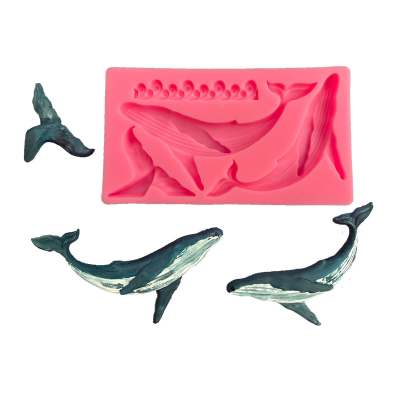 Diy baleia silicone molde ocea - Commercial Kitchen Items avaliação e preço