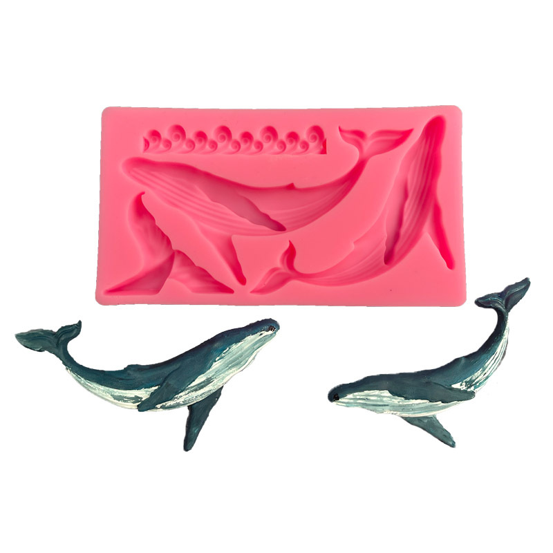 Diy baleia silicone molde ocea - Commercial Kitchen Items avaliação e preço