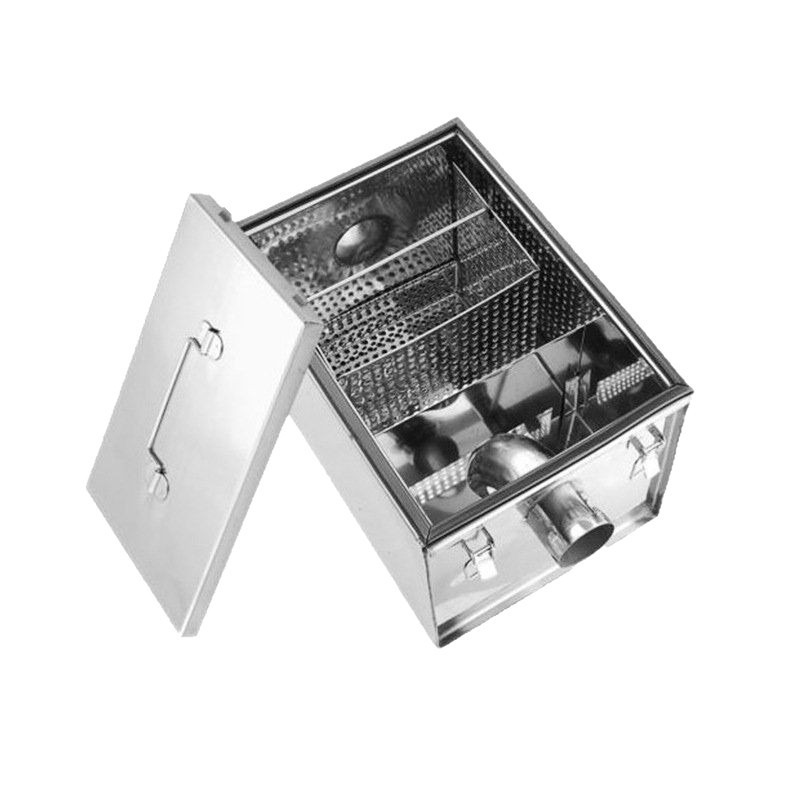 Interceptor de graxa de aço in - Commercial Kitchen Grease Interceptor avaliação e preço