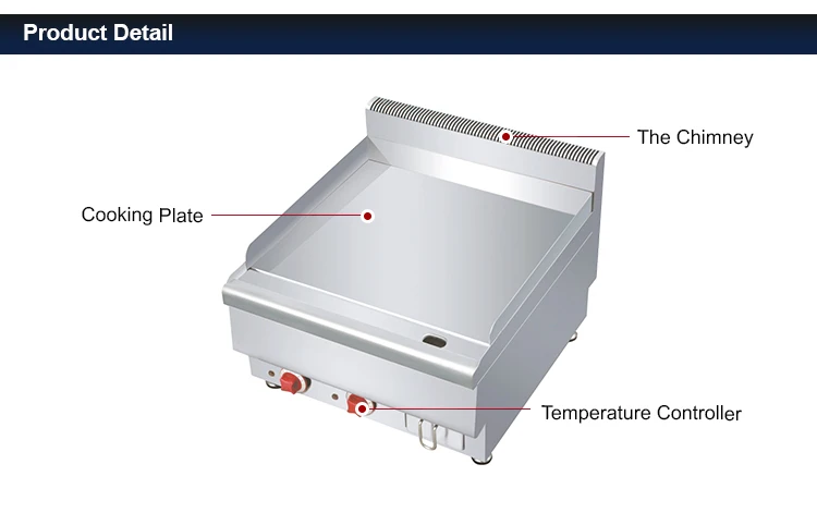 Chapa comercial de fritadeira  - Commercial Kitchen Griddle avaliação e preço