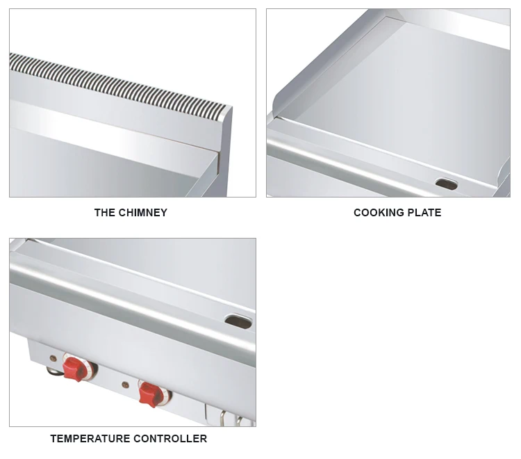 Chapa comercial de fritadeira  - Commercial Kitchen Griddle avaliação e preço