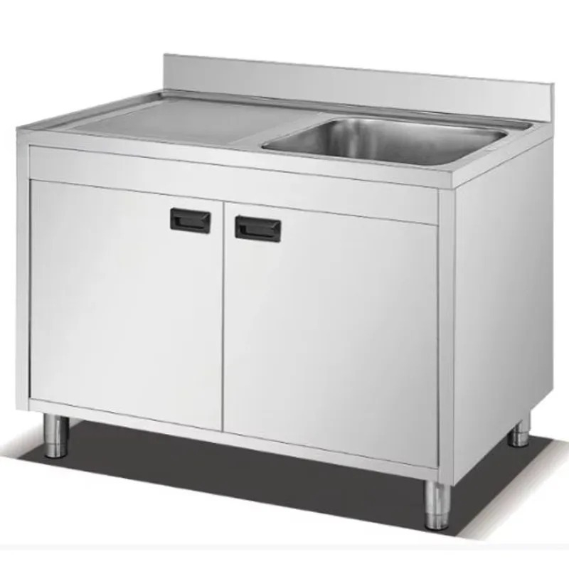 Mesa de armazenamento de cozin - Commercial Kitchen Sink avaliação e preço