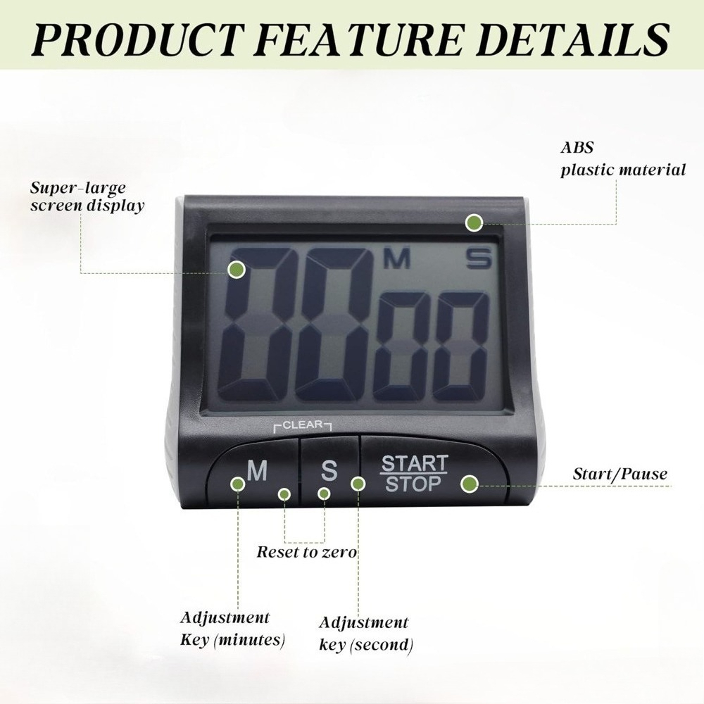 Timer Digital Magnético para C - Commercial Kitchen Timer avaliação e preço