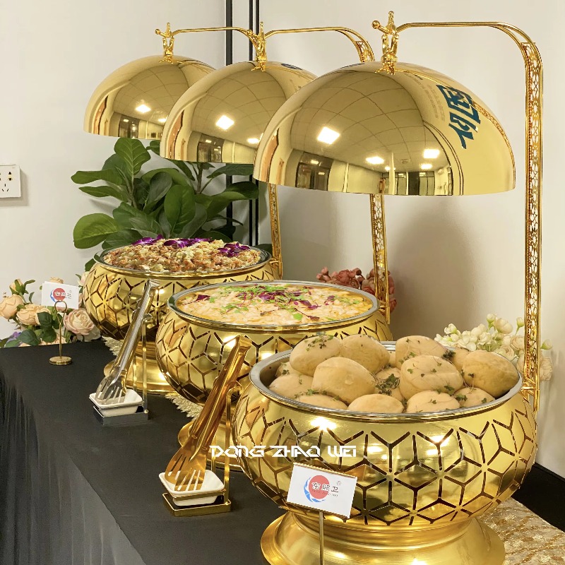 Buffet de catering luxuoso de  - Bain Marie Food Warmer avaliação e preço