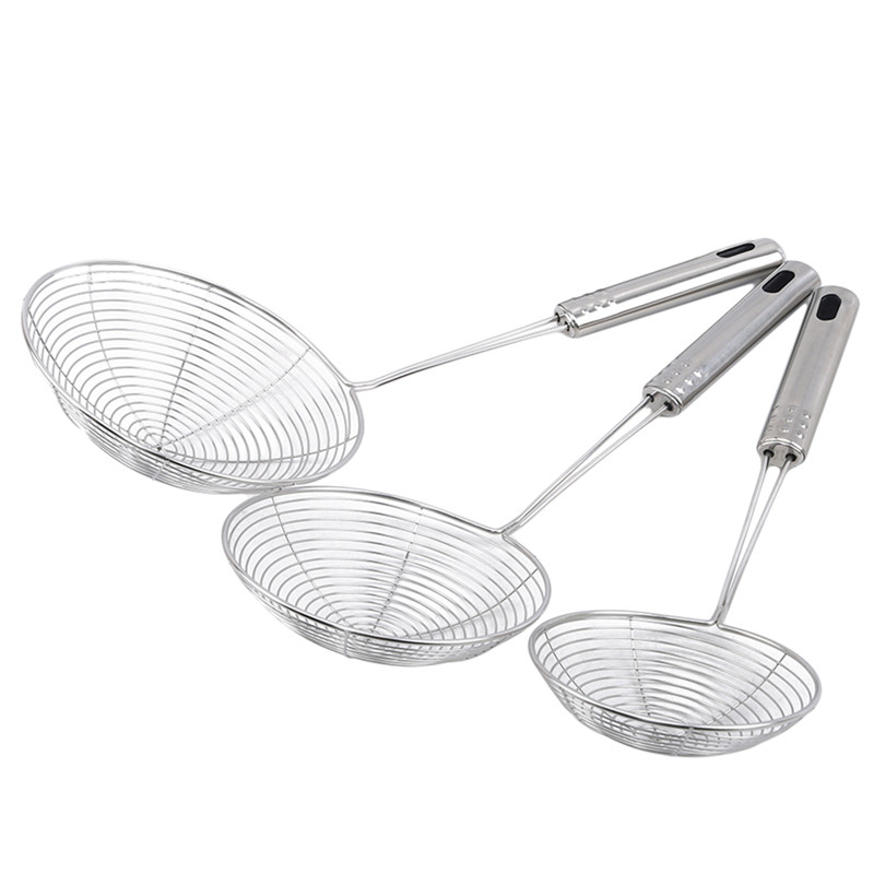 Escumadeira Oval de Aço Inoxid - Commercial Kitchen Oil Filter avaliação e preço