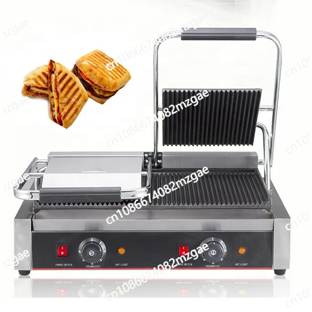 Máquina de Grelhar Panini Elét - Commercial Kitchen Griddle avaliação e preço