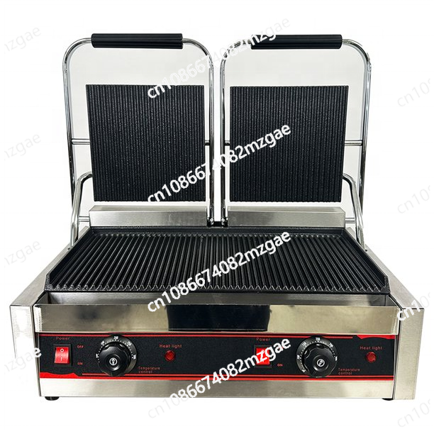Máquina de Grelhar Panini Elét - Commercial Kitchen Griddle avaliação e preço