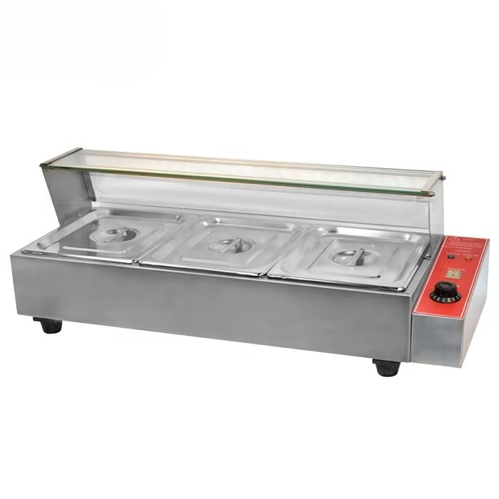 Chaleira elétrica comercial pa - Bain Marie Food Warmer avaliação e preço