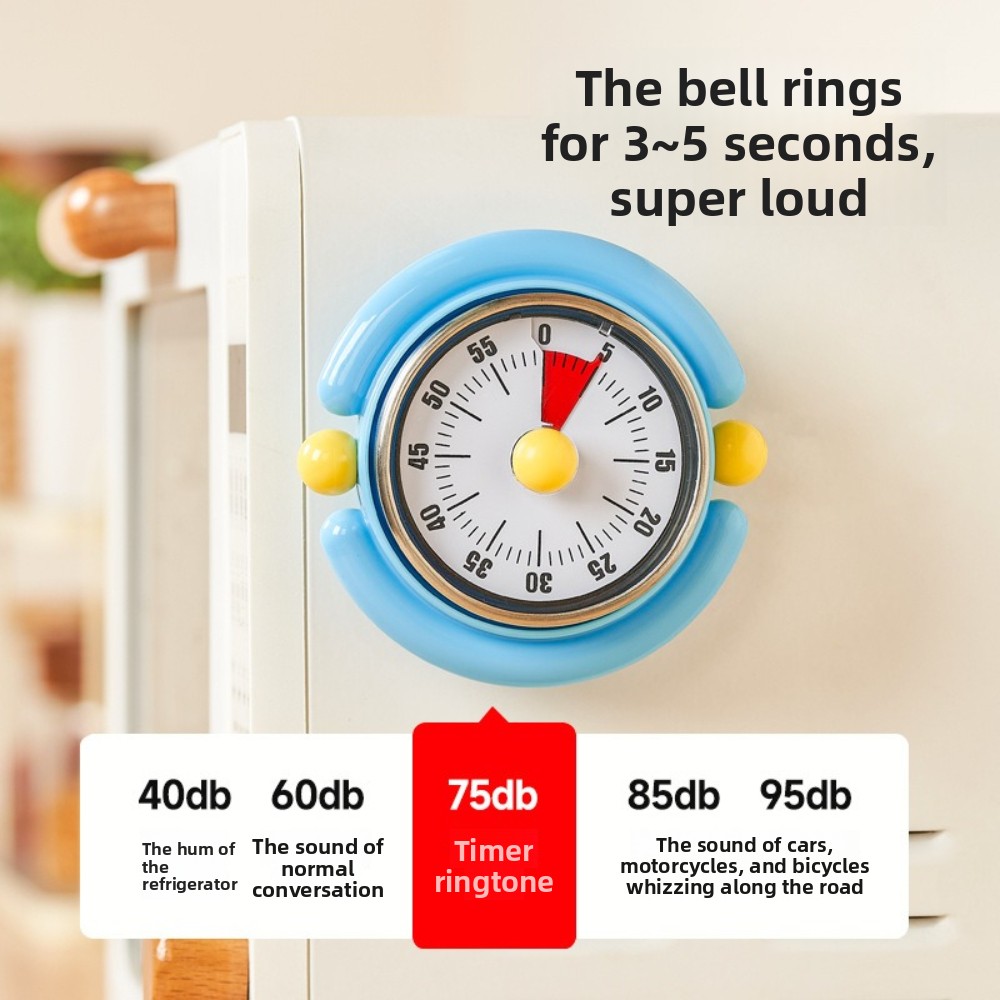 Timer Mecânico Visual de 60 Mi - Commercial Kitchen Timer avaliação e preço
