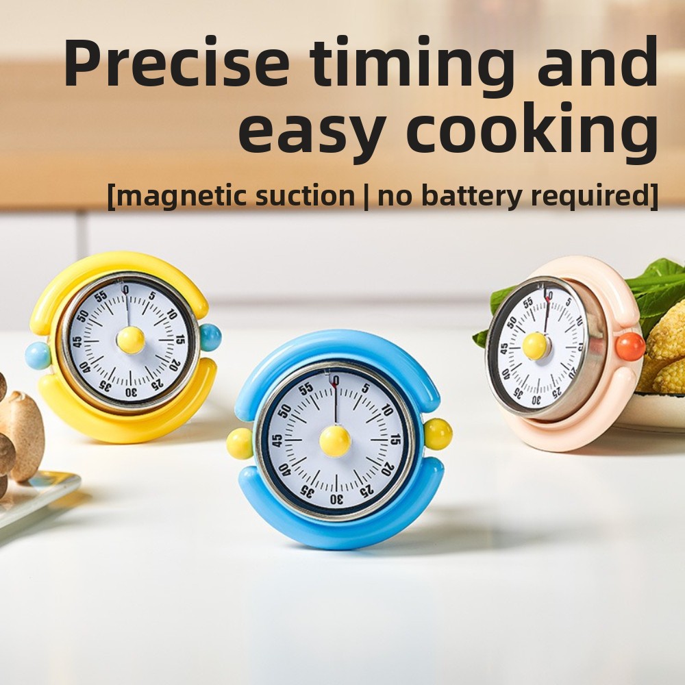 Timer Mecânico Visual de 60 Mi - Commercial Kitchen Timer avaliação e preço