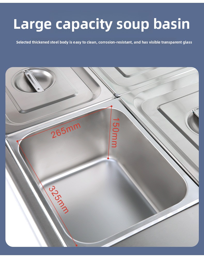 Aquecedor de Alimentos Elétric - Bain Marie Food Warmer avaliação e preço